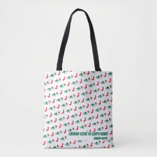 Bolsa Tote Escritura Cristã do MEXICO FLAG Isaiah