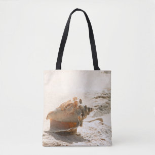 Bolsa Tote Escudos do mar na praia