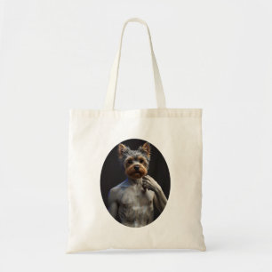 Bolsa Tote Escultura de Mármore Renascença Yorkshire Terrier