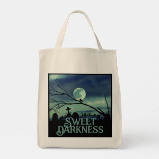 Bolsa Tote Escuridão Doce com Texto Personalizado