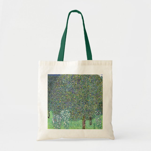 Bolsa Tote Esfregões Sob As Árvores, Gustav Klimt (Frente)