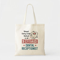 Esgotado Recepcionista Dental Engraçado Escritório