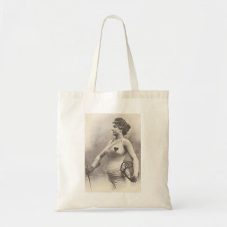 Bolsa Tote Esgrimista da mulher do vintage