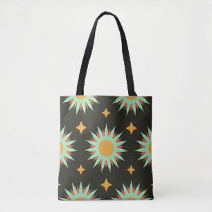 Bolsa Tote Esotérica elegante forma uma arte de padrão contín