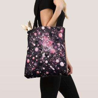 Bolsa Tote Espaço negro e estrelas