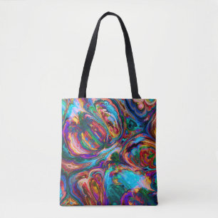 Bolsa Tote Espalhamento Moderno de Tintas