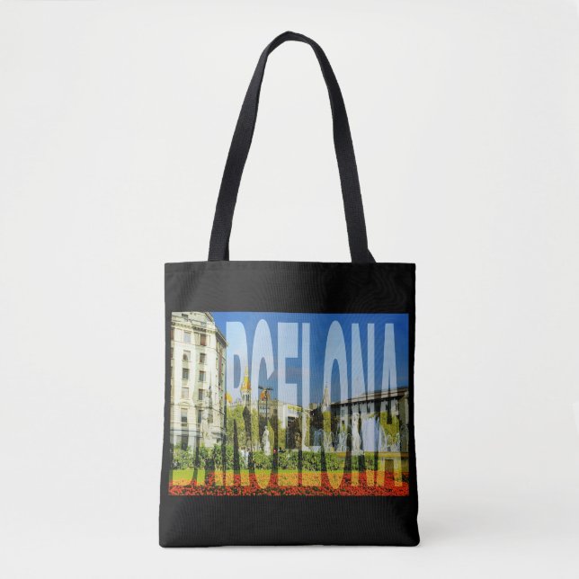 Bolsa Tote espanha barcelona (Frente)