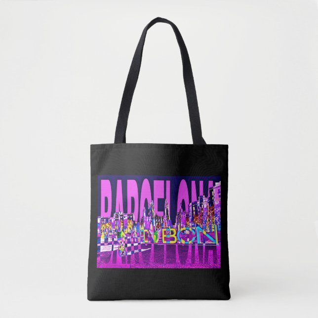 Bolsa Tote espanha barcelona (Frente)