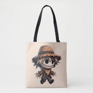 Bolsa Tote Espantalho de Halloween Fofo