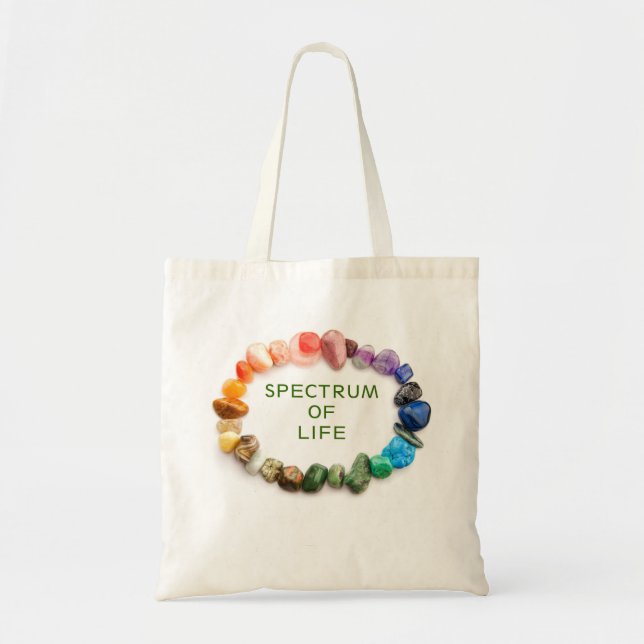 Bolsa Tote Espectro da vida (Frente)