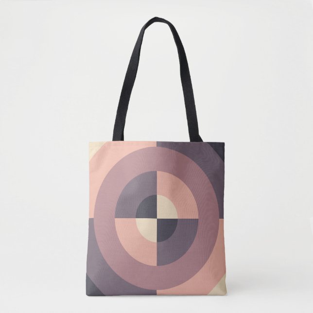 Bolsa Tote Espectro de Creme de Café (Frente)