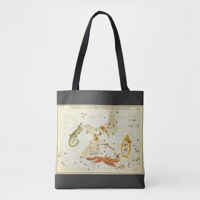 Bolsa Tote Espelho da Urânia, Mapa Celestial da Astronomia Vi (Frente)