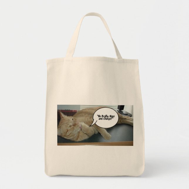 Bolsa Tote Esperança e mudança (Frente)