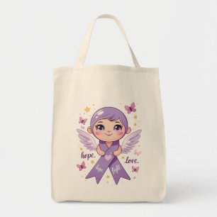 Bolsa Tote Esperança para Combatentes de Câncer de pâncreas