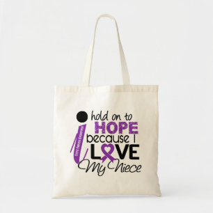 Bolsa Tote Esperança para minha fibrose cística da sobrinha