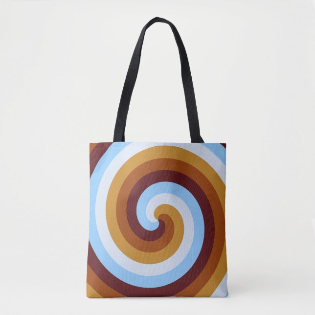 Bolsa Tote Espiral da Raposa de Outono (Frente)