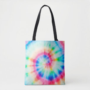 Bolsa Tote Espiral De Aquarela. Artística Orgânica Suja Art
