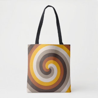 Bolsa Tote Espiral de Chama Âmbar
