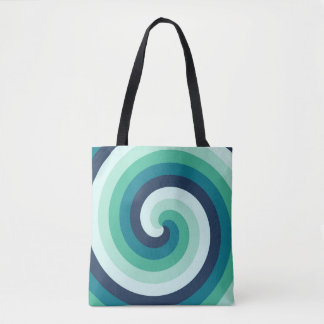 Bolsa Tote Espiral de Névoa Aurora
