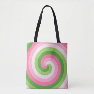 Bolsa Tote Espiral de Piquenique de Primavera