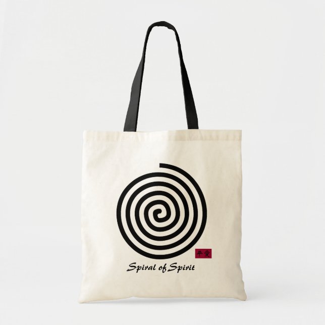 Bolsa Tote Espiral do espírito (Frente)