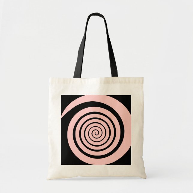 Bolsa Tote espiral hipnótica (Frente)