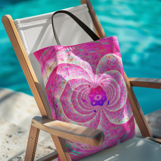Bolsa Tote Espiral Rosa Funky