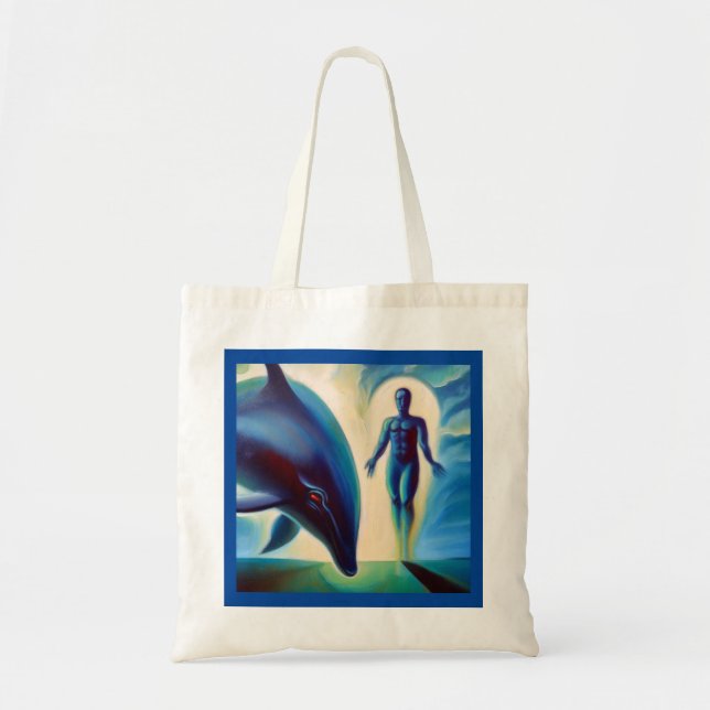 Bolsa Tote Espírito Animal Dolphin 3 (Frente)