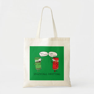 Bolsa Tote Espíritos engraçados de Cozinhar de Cartoon de Nat