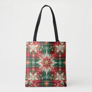 Bolsa Tote Esplendor de Floco de Neve 