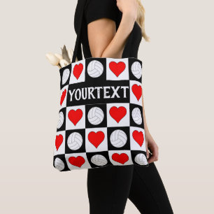Bolsa Tote Esportes da Equipe Personalizada de Voleibol e Cop