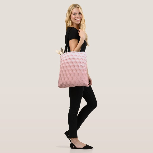 Bolsa Tote Esportes De Bola De Golfe Rosa (No(a) Modelo)