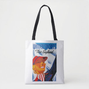 Bolsa Tote Esportes de inverno Nova Inglaterra