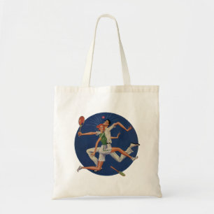 Bolsa Tote Esportes do vintage, impacto dos jogadores de