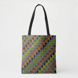 Bolsa Tote Esportes multicoloridos