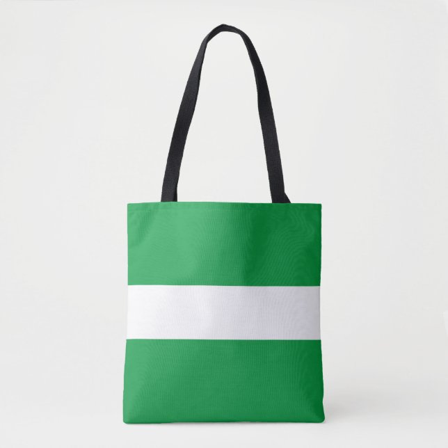 Bolsa Tote Esportivo Wide Kelly Green - Greve de Verão Verde (Frente)