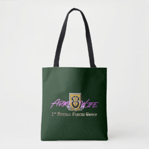 Bolsa Tote Esposa do Exército do Grupo de Forças Especiais