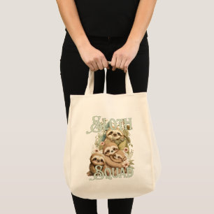Bolsa Tote Esquadrão da Lama, preguiça adorável