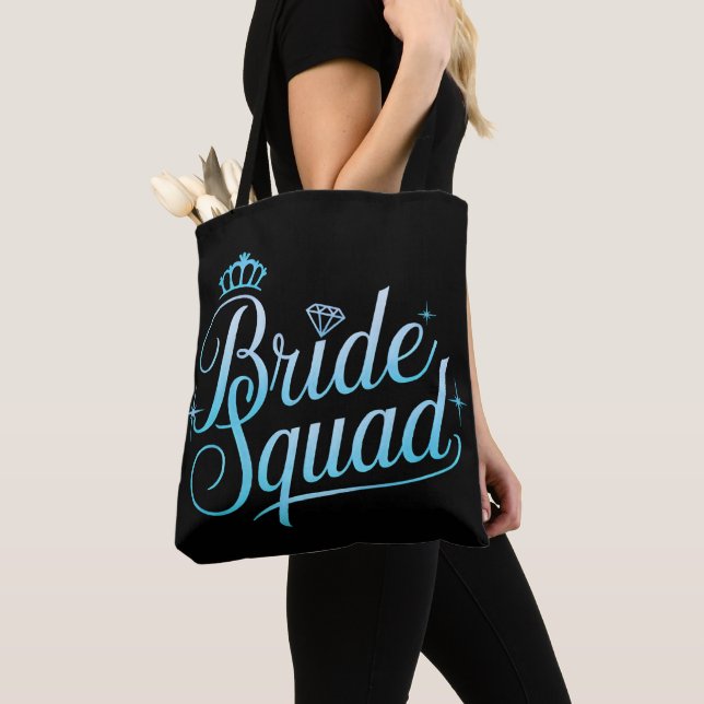 Bolsa Tote Esquadrão da Noiva Damas de Honra (Close Up)