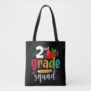 Bolsa Tote Esquadrão da Segunda Série Funny Back To School 2ª