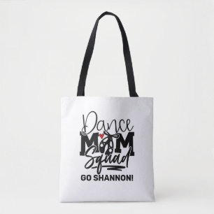 Bolsa Tote Esquadrão de dança da mãe personalizada
