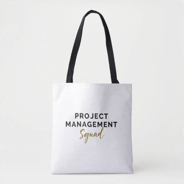 Bolsa Tote Esquadrão de Gerenciamento de Projetos  (Frente)