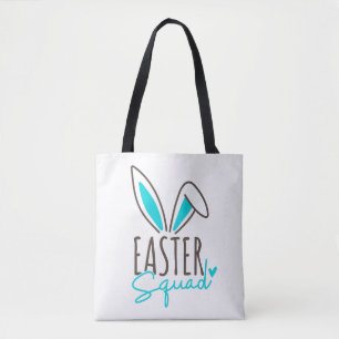 Bolsa Tote Esquadrão de Páscoa da Família Combinando