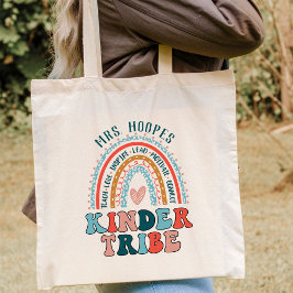 Bolsa Tote Esquadrão de Professores do Jardim Infantil Boho-A
