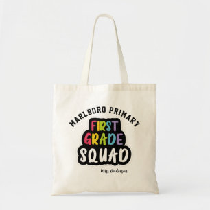 Bolsa Tote Esquadrão de Professores do Primeiro Grau do Nome