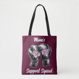 Bolsa Tote Esquadrão de Suporte de Combate ao Cancer da Mama