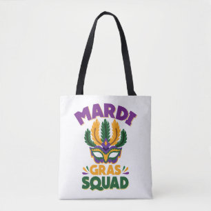 Bolsa Tote Esquadrão Mardi Gras