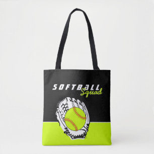 Bolsa Tote Esquadrão Softball Personalizado