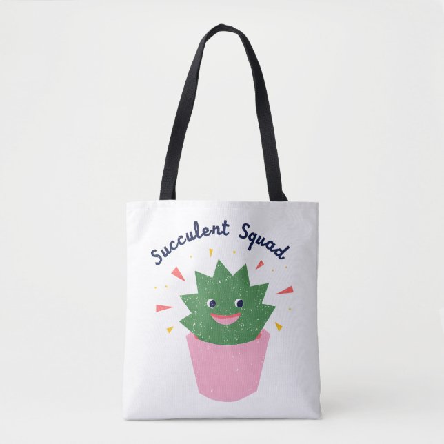 Bolsa Tote Esquadrão Suculente (Frente)