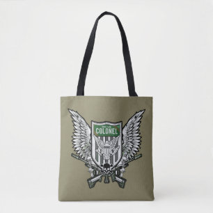 Bolsa Tote Esquadrão Suicida   Bandeira Rick Pavilhão asas 